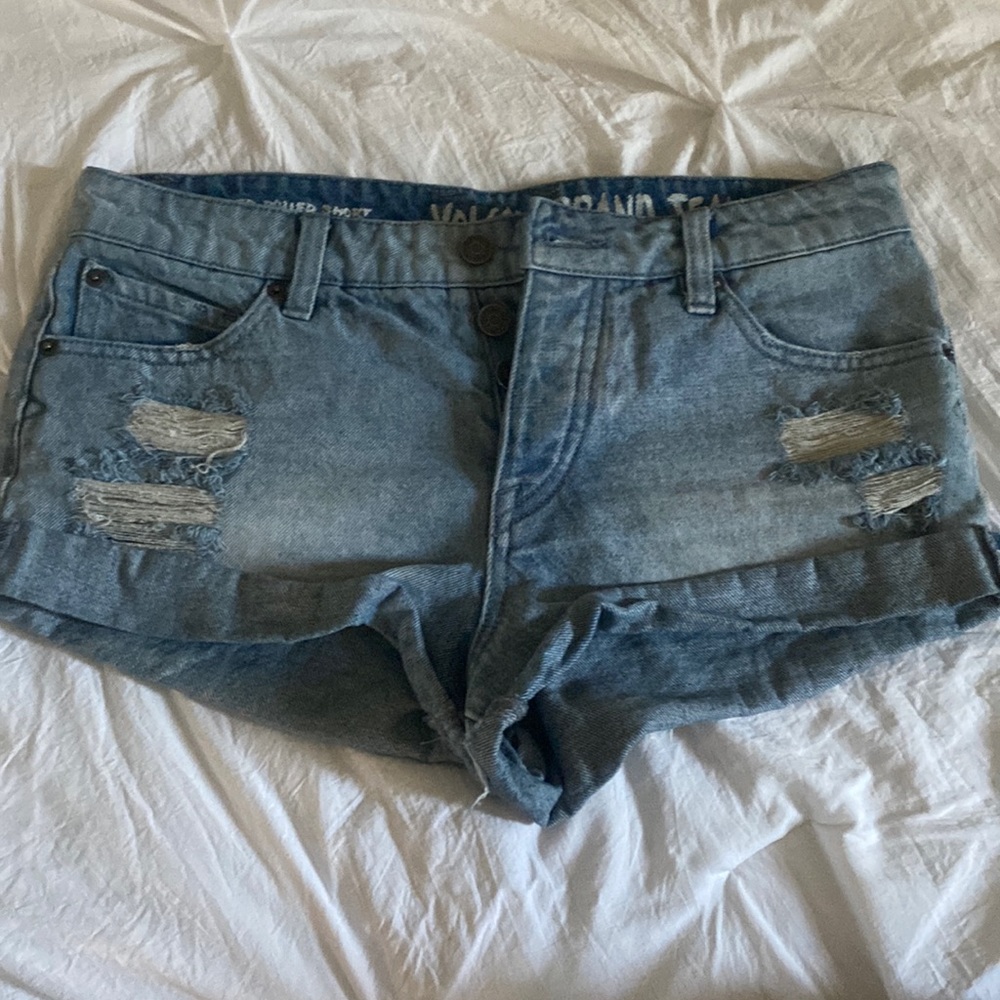 Denim shorts